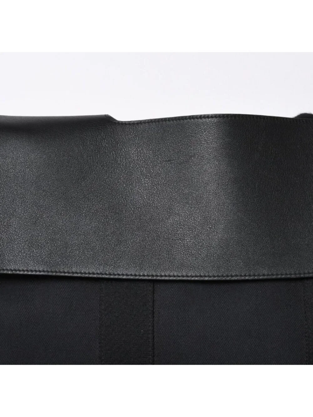 Hermes Handbag Valparaiso MM Tote Black Silver